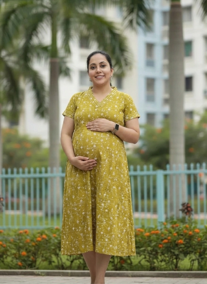 New V collar Frocks -Maternity cum Feeding