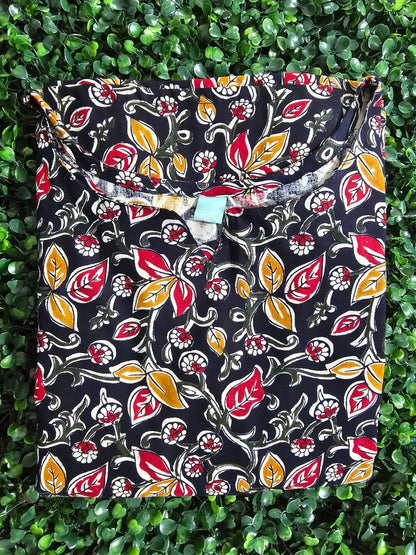 Puff Sleeved Flared Floral Frocks