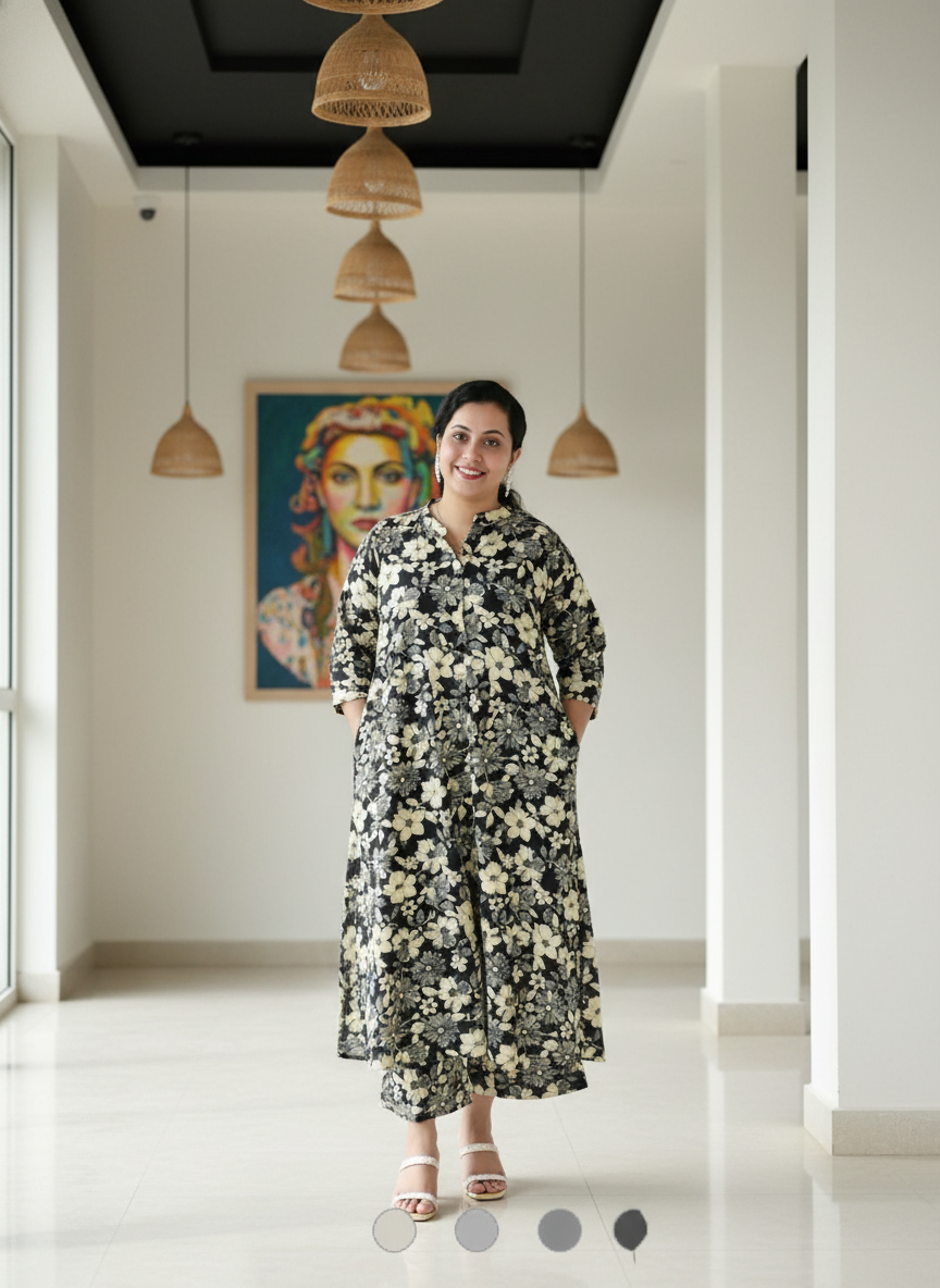 New Symmetric Cotton Co-ord sets with Straight Pant