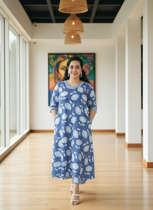 New Symmetric Cotton Co-ord set with Straight Pant