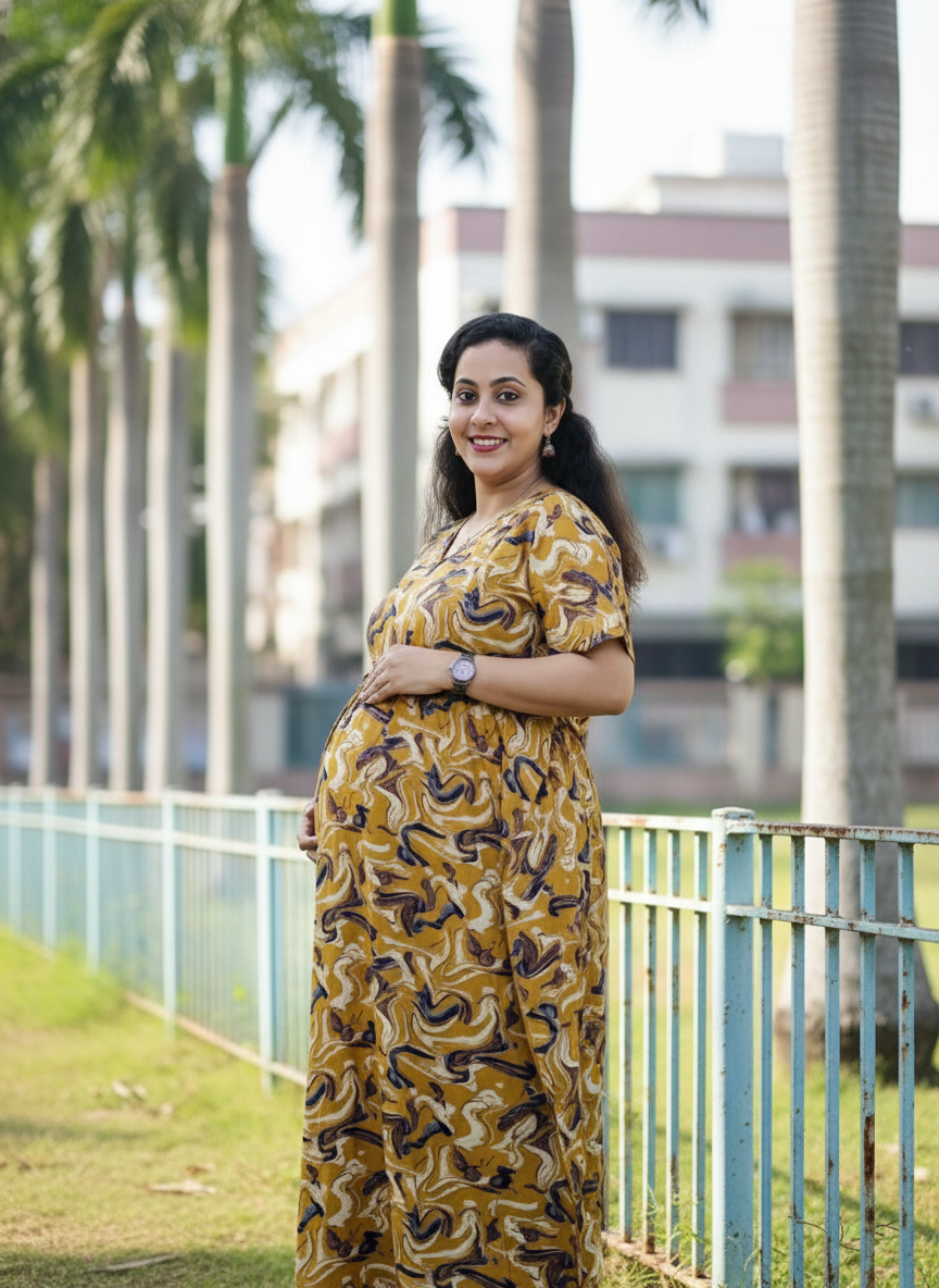 Paraiso Comfortwears Maternity & Feeding Kaftan