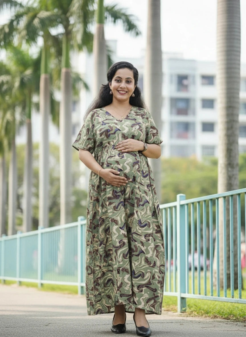 Paraiso Comfortwears Maternity & Feeding Kaftan